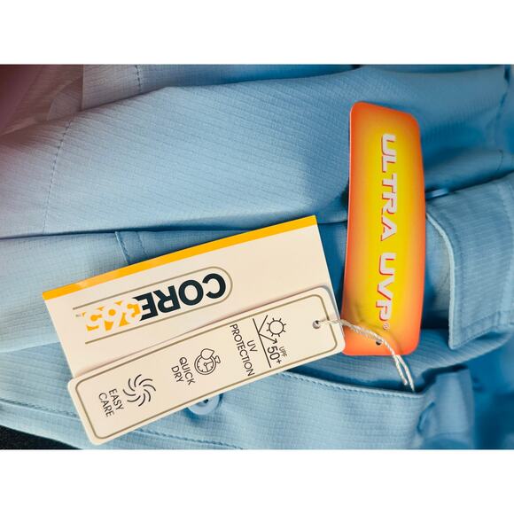 CORE365 Men’s Columbia Blue Short Sleeve UV Protection Shirt XL NWT - Picture 13 of 16